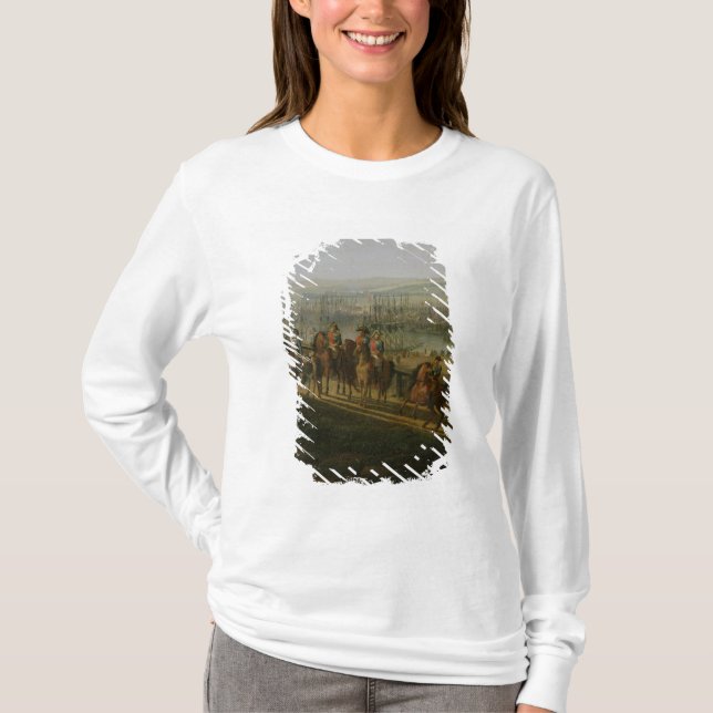 Camiseta Napoleon Bonaparte que visita el campo en (Anverso)