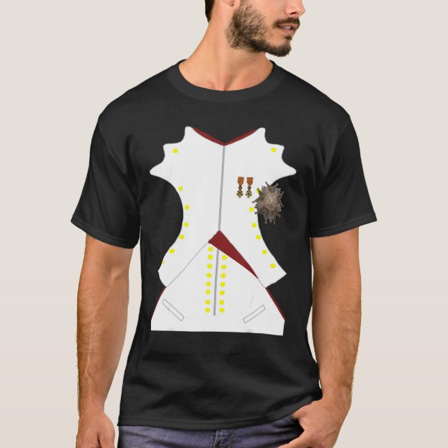 Camiseta Napoleón Bonaparte, Resto Histórico De Vestimenta  (Anverso)