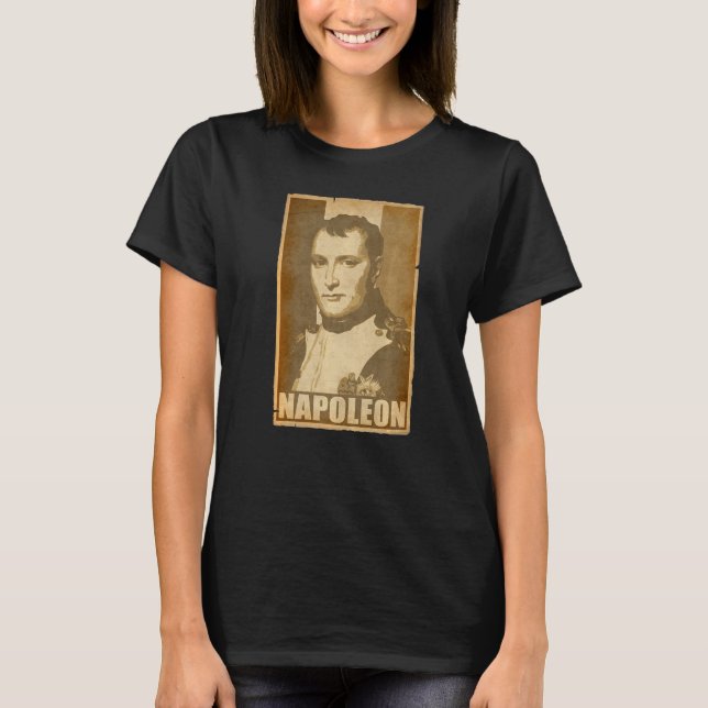 Camiseta Napoleon Bonaparte Torn Propaganda Poster (Anverso)