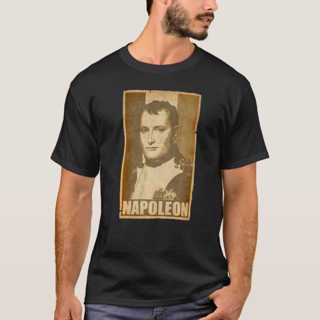 Camiseta Napoleon Bonaparte Torn Propaganda Poster (Anverso)