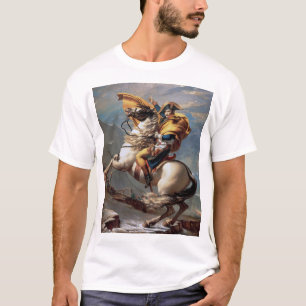 Camiseta Napoleón cruzando los Alpes, Jacques-Louis David