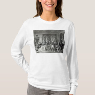 Camiseta Napoleon da las banderas ganadas en Austerlitz