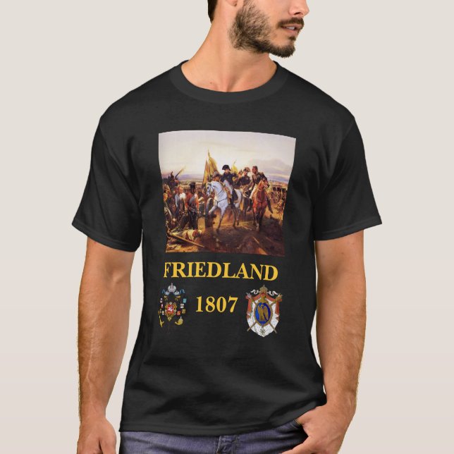 Camiseta Napoleon en el escudo de armas de Friedland (Anverso)