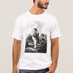 Camiseta Napoleon en la isla de St. Helena, 1820