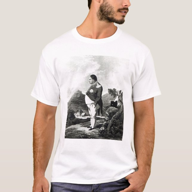 Camiseta Napoleon en la isla de St. Helena, 1820 (Anverso)