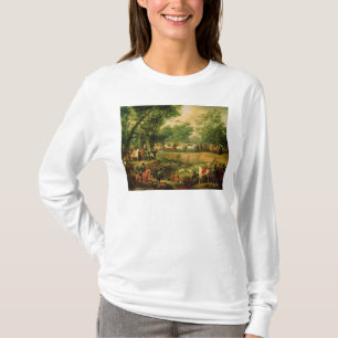 Camiseta Napoleon en una caza en el bosque de Compiegne,