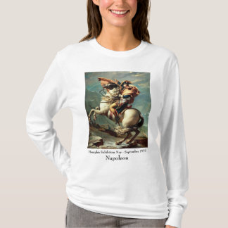 Camiseta Napoleon que cruza las montañas