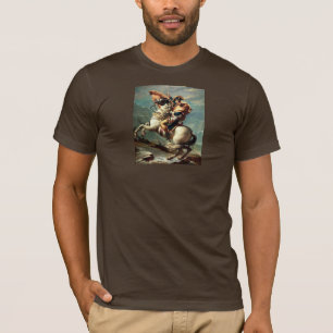 Camiseta Napoleon que cruza las montañas