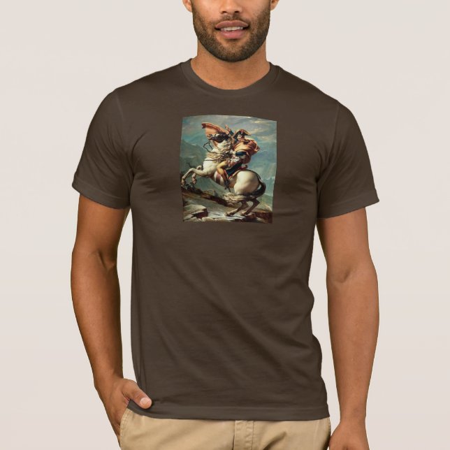 Camiseta Napoleon que cruza las montañas (Anverso)