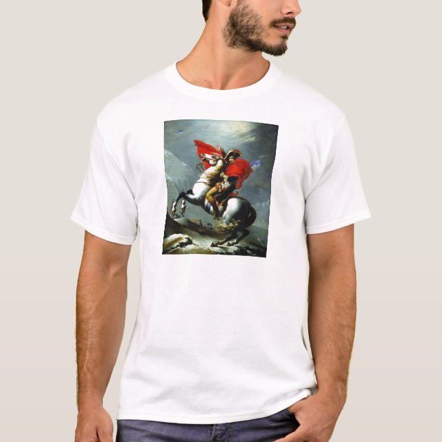 Camiseta Napoleon que cruza las montañas (Anverso)