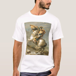 Camiseta Napoleon que cruza las montañas en el St Bernard