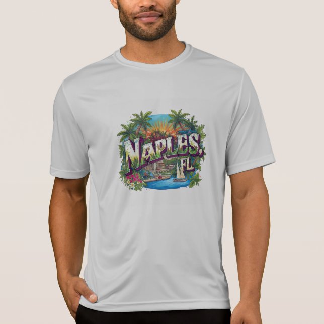 Camiseta Nápoles florida (Anverso)