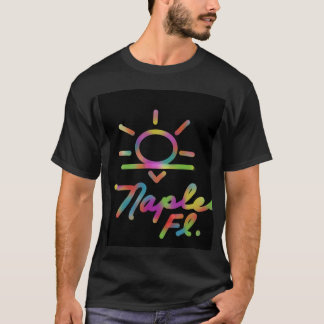 Camiseta Nápoles florida en neón