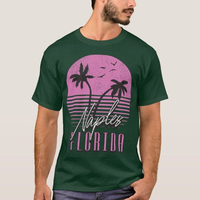 Camiseta Nápoles Florida Sobredimensionado (Anverso)