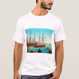 Camiseta Nápoles puerto Italia 1800