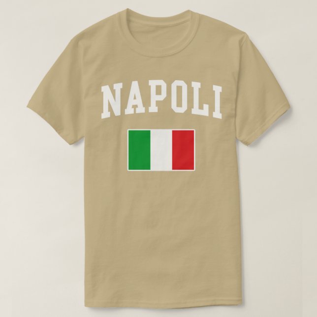 Camiseta Napoli Bandera de Italia Italiano Italiano (Diseño del anverso)