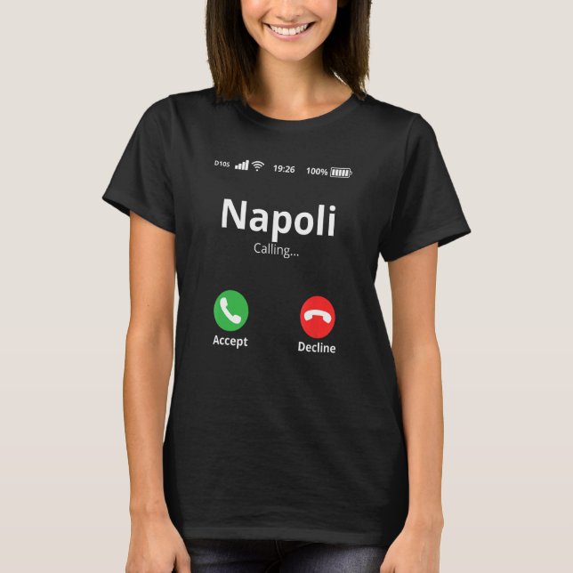 Camiseta Napoli llama a los fans (Anverso)