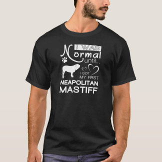 Camiseta napolitana del regalo del mastín para los