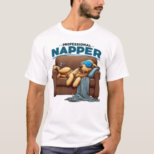 Camiseta Napper profesional - Personalizado gracioso de Per