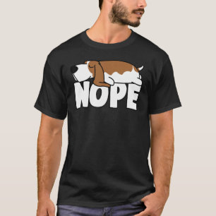 Camiseta Napping Basset Hound Tee Funny No Lazy Dogs Love