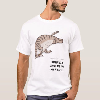 Camiseta Napping is a Sport, and I’m an Athlete.