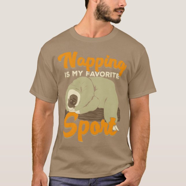 Camiseta Napping Is My Favorite Sport gift (Anverso)