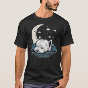 Camiseta Napping Westie pajama West Highland White Terrier