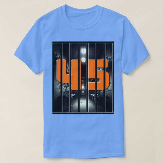 Camiseta Naranja 45 tras las rejas (Diseño del anverso)