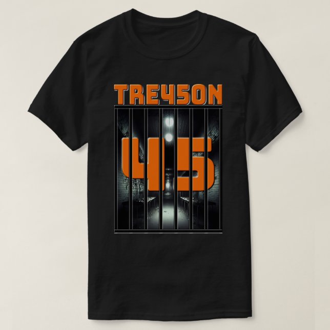 Camiseta Naranja 45 TRE45ON 1 (Diseño del anverso)