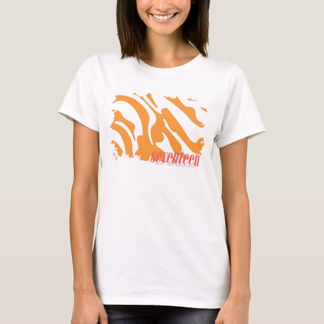 Camiseta Naranja 4 de la cebra (Anverso)
