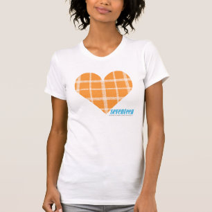 Camiseta Naranja 4 de la tela escocesa