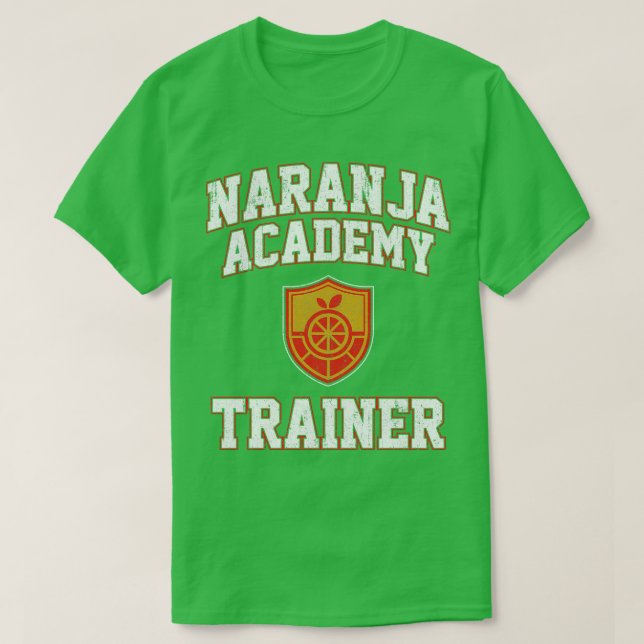 Camiseta Naranja Academy Trainer (Diseño del anverso)