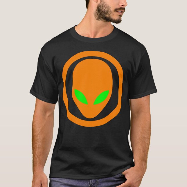 Camiseta Naranja Alien (Anverso)