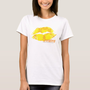Camiseta Naranja Amarillo Damask