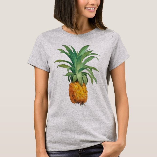 Camiseta Naranja amarillo piña verde (Anverso)