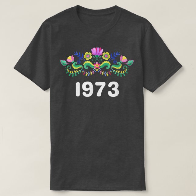 Camiseta Naranja amarillo rosa de las flores Pro Choice 197 (Diseño del anverso)