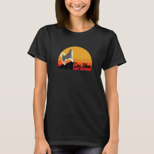 Camiseta Naranja americano Eskimo Sunset Dog Mom Mascota Mo