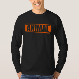 Camiseta Naranja Animal Gym Fitness Workout Gym Naranja Imp