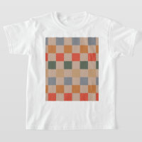 Naranja azul beige Brown Checkered Gingham Pattern