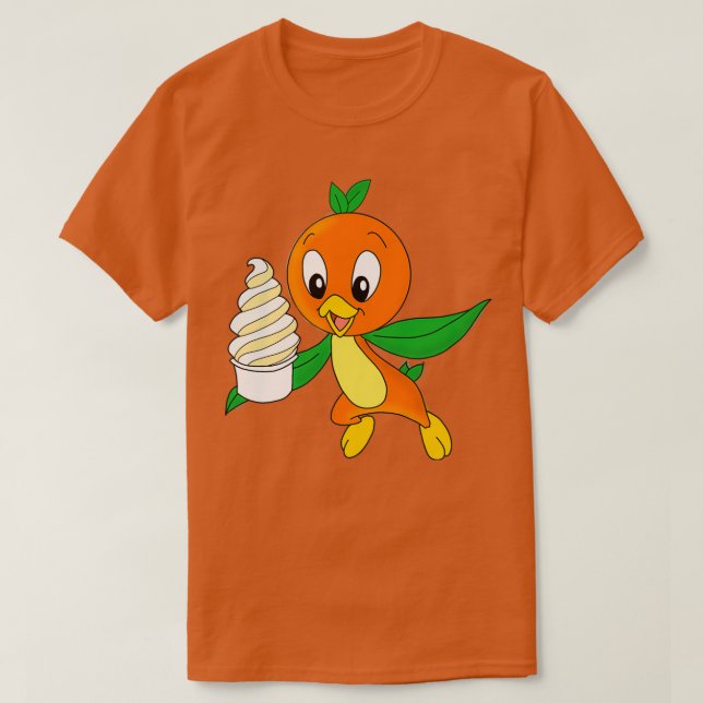 Camiseta Naranja Bird Dole Whip (Diseño del anverso)