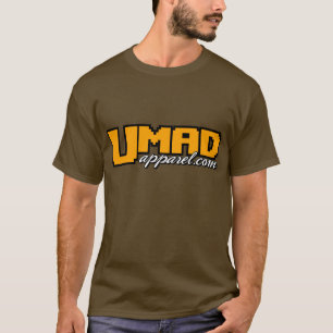 Camiseta naranja/blanco del umad en Brown