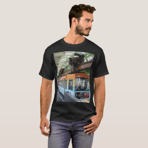 Camiseta Naranja Blue Wuppertal Floting Train