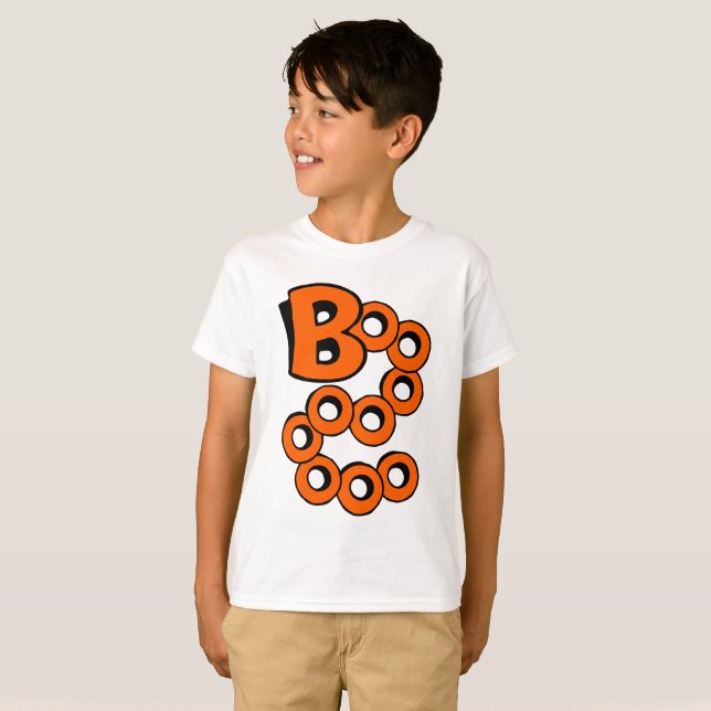 Camiseta Naranja Boo (Anverso completo)