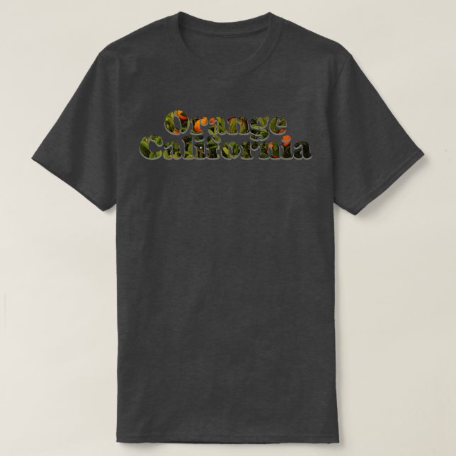 Camiseta Naranja California (Diseño del anverso)
