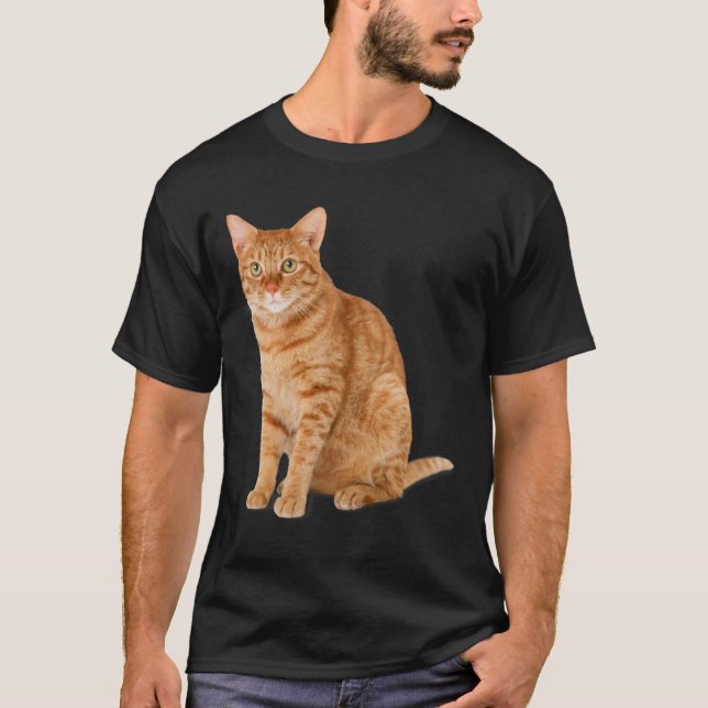 Camiseta Naranja Cat Tab Funny Cat Parody Cat Lover Gift Ki (Anverso)