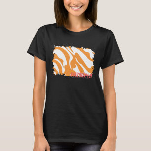 Camiseta Naranja cebra 4