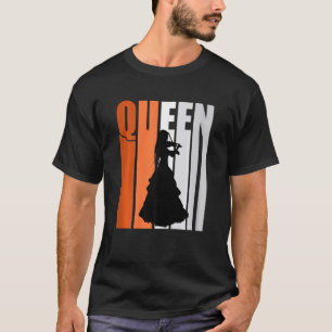 Camiseta Naranja chica Violin Reina Princesa Judía