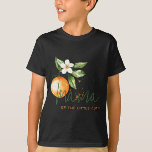 Camiseta Naranja Cítrico Pequeña Cutiable Ducha de Bebé Mam