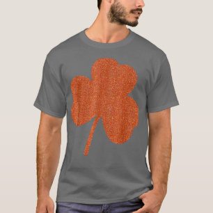 Camiseta Naranja Clover Irish St Patricks Paddys Day Lucky