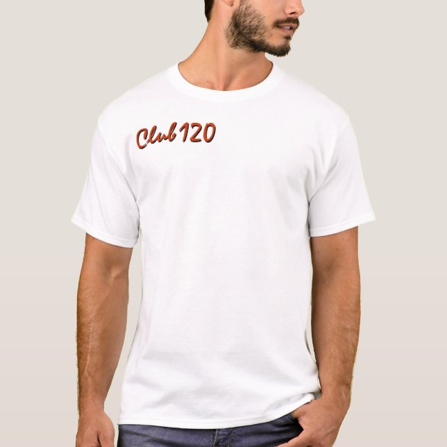 Camiseta Naranja Club120 (Anverso)
